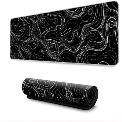 INF Tapis de souris grand - Noir - Protection de bureau - Publicité INF Tapis de souris grand - Noir - Protection de bureau - Publicité