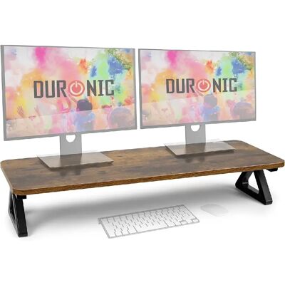 Duronic DM06-2 AO Support pour Deux moniteurs en MDF 82 x 30 cm Rehausseur d'écran d'Ordinateur Portable LCD LED TV pour 1 ou 2 écrans de 13,5cm Espace de Travail Ergonomique avec Rangement - Publicité Duronic DM06-2 AO Support pour Deux moniteurs en MDF 82 x 30 cm Rehausseur d'écran d'Ordinateur Portable LCD LED TV pour 1 ou 2 écrans de 13,5cm Espace de Travail Ergonomique avec Rangement - Publicité