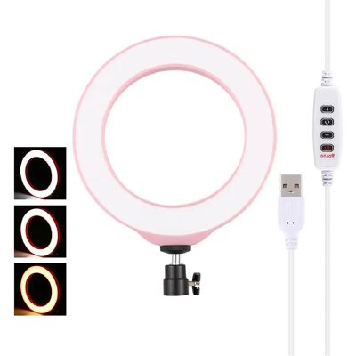 Yonis Anneau LED USB 16 cm 3 Teintes Réglable - Publicité Yonis Anneau LED USB 16 cm 3 Teintes Réglable - Publicité