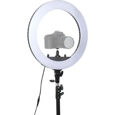 Yonis Ring Light LED 18 Pouces Pour Selfie - Publicité Yonis Ring Light LED 18 Pouces Pour Selfie - Publicité