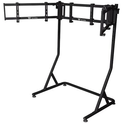 Thermaltake Triple Racing Monitor Stand Pro (Noir) - Publicité Thermaltake Triple Racing Monitor Stand Pro (Noir) - Publicité