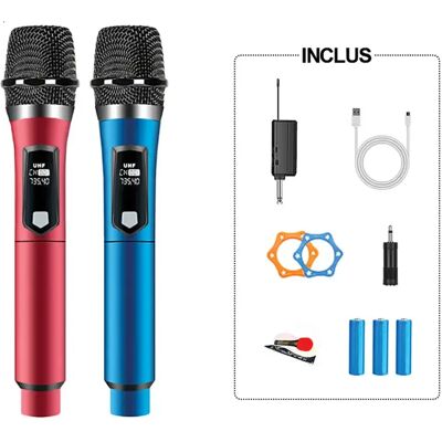 Avizar Microphone sans fil - Bleu - Publicité Avizar Microphone sans fil - Bleu - Publicité