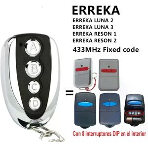 Générique Télécommande ERREKA LUNA - 433.92 MHz - Publicité Générique Télécommande ERREKA LUNA - 433.92 MHz - Publicité