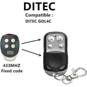 Générique DITEC GOL4C - Télécommande 433 MHz - Publicité Générique DITEC GOL4C - Télécommande 433 MHz - Publicité