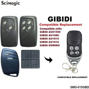 Générique GIBIDI Télécommande de porte de garage - 433 MHz - Publicité Générique GIBIDI Télécommande de porte de garage - 433 MHz - Publicité