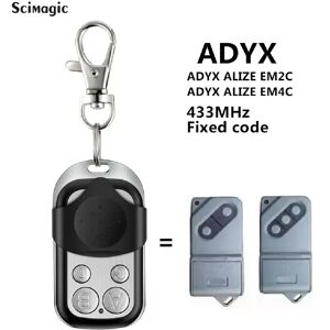 Générique Télécommande de garage ADYX 433.92MHz - Remplacement Code Fixe - Publicité Générique Télécommande de garage ADYX 433.92MHz - Remplacement Code Fixe - Publicité