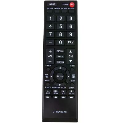 Générique Télécommande TV compatible Toshiba CT-RC1US-16 - Publicité Générique Télécommande TV compatible Toshiba CT-RC1US-16 - Publicité