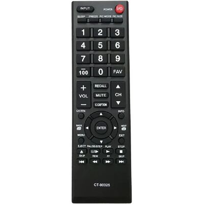 Générique Télécommande TV de remplacement Toshiba CT-90325 - Publicité Générique Télécommande TV de remplacement Toshiba CT-90325 - Publicité