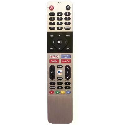 Générique Télécommande TV vocale Bluetooth compatible Skyworth - Publicité Générique Télécommande TV vocale Bluetooth compatible Skyworth - Publicité