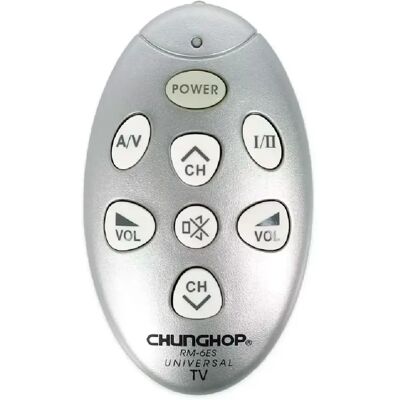 Générique Télécommande TV universelle Chunghop RM-6ES - Publicité Générique Télécommande TV universelle Chunghop RM-6ES - Publicité