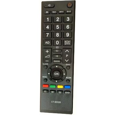 Générique Télécommande TV compatible Toshiba CT-90326 - Publicité Générique Télécommande TV compatible Toshiba CT-90326 - Publicité