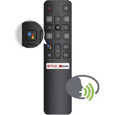 Générique Télécommande TV vocale pour TCL RC802V FNR1 - Publicité Générique Télécommande TV vocale pour TCL RC802V FNR1 - Publicité