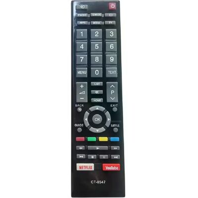 Générique Télécommande de remplacement pour TV Toshiba CT-8547 - Publicité Générique Télécommande de remplacement pour TV Toshiba CT-8547 - Publicité