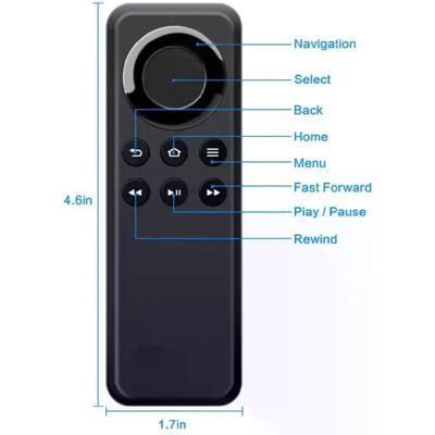 Générique Télécommande de remplacement CV98LM pour Amazon Fire TV - Publicité Générique Télécommande de remplacement CV98LM pour Amazon Fire TV - Publicité