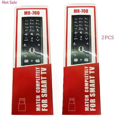 Générique Télécommande de remplacement pour LG Smart TV MR-700 - Pack de 2 - Publicité Générique Télécommande de remplacement pour LG Smart TV MR-700 - Pack de 2 - Publicité