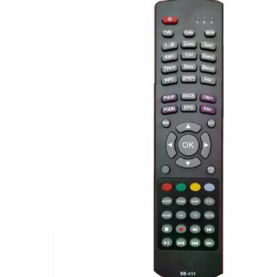 Générique Télécommande TV Slimbox SB-411 - Publicité Générique Télécommande TV Slimbox SB-411 - Publicité