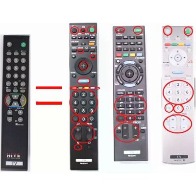 Générique Télécommande TV de remplacement Sony RM-839 - Publicité Générique Télécommande TV de remplacement Sony RM-839 - Publicité