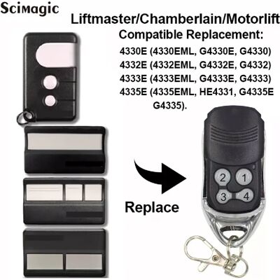 Générique Liftmaster Télécommande 433MHZ - Publicité Générique Liftmaster Télécommande 433MHZ - Publicité