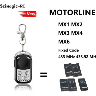 Générique Télécommande de Garage MX Série 433.92MHz - Publicité Générique Télécommande de Garage MX Série 433.92MHz - Publicité