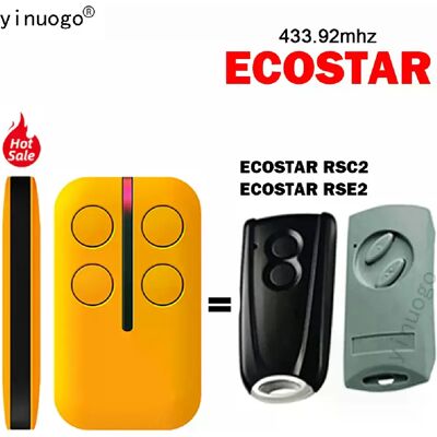 Générique Ecosar 433 MHz - Télécommande portable - Publicité Générique Ecosar 433 MHz - Télécommande portable - Publicité