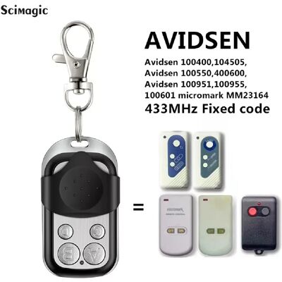 Générique Avidsen Garage Remote 433 MHz - ABS - Publicité Générique Avidsen Garage Remote 433 MHz - ABS - Publicité