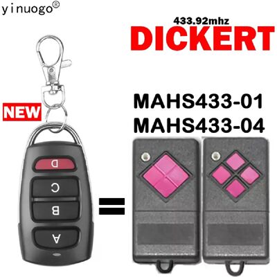 Générique DICKERT Télécommande 433.92MHz - Publicité Générique DICKERT Télécommande 433.92MHz - Publicité