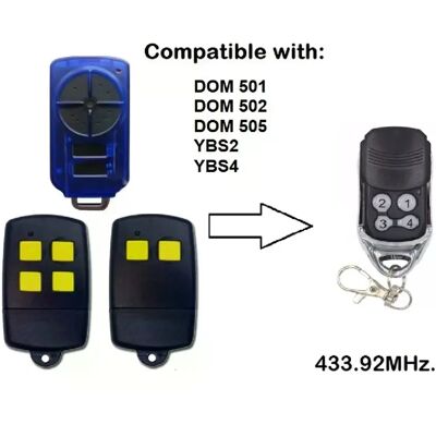 Générique Ouvre-porte DOM 433.92MHz - Publicité Générique Ouvre-porte DOM 433.92MHz - Publicité