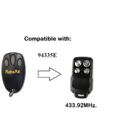 Générique Télécommande de Remplacement 433.92MHz - Publicité Générique Télécommande de Remplacement 433.92MHz - Publicité