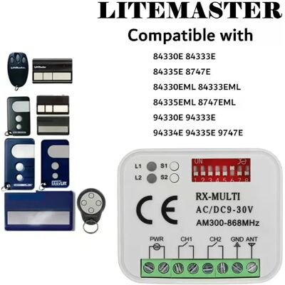Générique Télécommande de garage Liftmaster 433.92MHz - Publicité Générique Télécommande de garage Liftmaster 433.92MHz - Publicité