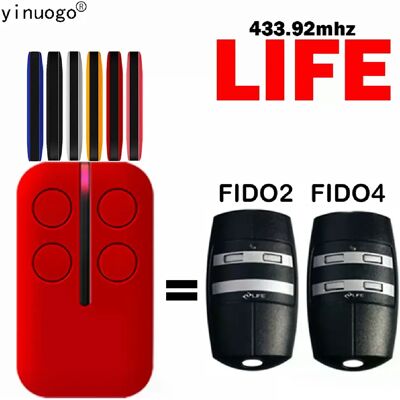 Générique Télécommande LIFE FIDO - 433.92MHz - Publicité Générique Télécommande LIFE FIDO - 433.92MHz - Publicité
