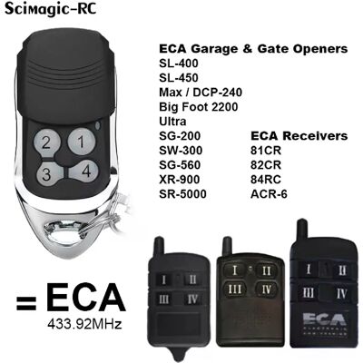 Générique ECA Télécommande 433MHz - Commande de porte de garage - Publicité Générique ECA Télécommande 433MHz - Commande de porte de garage - Publicité