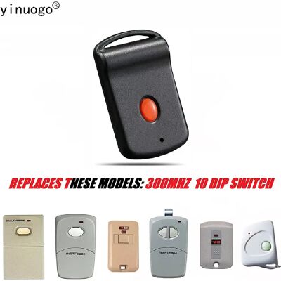 Générique Télécommande porte de garage Multicode - 300MHz - Publicité Générique Télécommande porte de garage Multicode - 300MHz - Publicité
