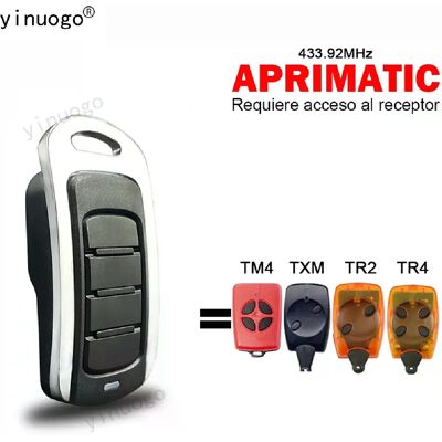 Générique Télécommande Aprimatique - 433.92MHz - Publicité Générique Télécommande Aprimatique - 433.92MHz - Publicité