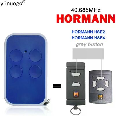 Générique HORMANN HSE2/HSE4 Télécommande 40.685MHz - Code fixe - Publicité Générique HORMANN HSE2/HSE4 Télécommande 40.685MHz - Code fixe - Publicité
