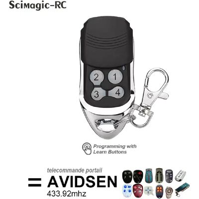 Générique AVIDSEN 104253 - Télécommande de remplacement 433MHz - Publicité Générique AVIDSEN 104253 - Télécommande de remplacement 433MHz - Publicité