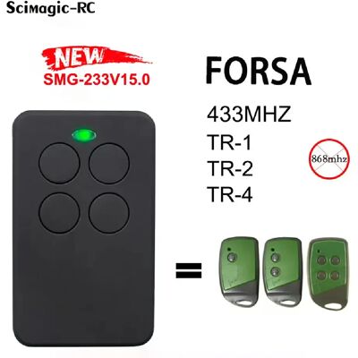 Générique FORSA 433 MHz - Télécommande de Garage - Publicité Générique FORSA 433 MHz - Télécommande de Garage - Publicité