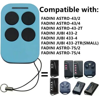 Générique FADINI ASTRO-433 MHz - Télécommande - Publicité Générique FADINI ASTRO-433 MHz - Télécommande - Publicité