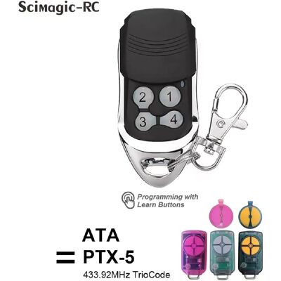 Générique Télécommande de Remplacement ATA PTX5 - 433.92MHz - Publicité Générique Télécommande de Remplacement ATA PTX5 - 433.92MHz - Publicité