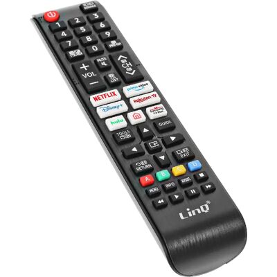 LinQ Télécommande Universelle pour Téléviseur Samsung avec Portée 8m Noir - Publicité LinQ Télécommande Universelle pour Téléviseur Samsung avec Portée 8m Noir - Publicité
