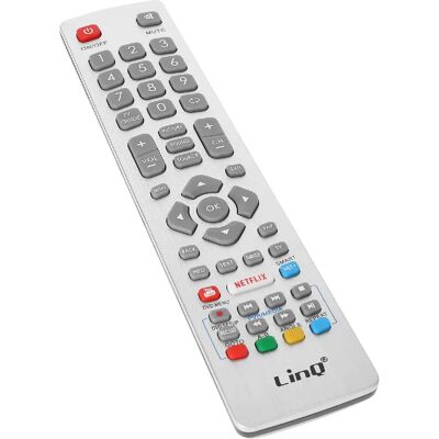 Linq Télécommande universelle TV - Blanc - Publicité Linq Télécommande universelle TV - Blanc - Publicité