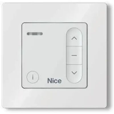 Nice Domi W1 - Émetteur blanc Nice Domì W 1 canal - Publicité Nice Domi W1 - Émetteur blanc Nice Domì W 1 canal - Publicité