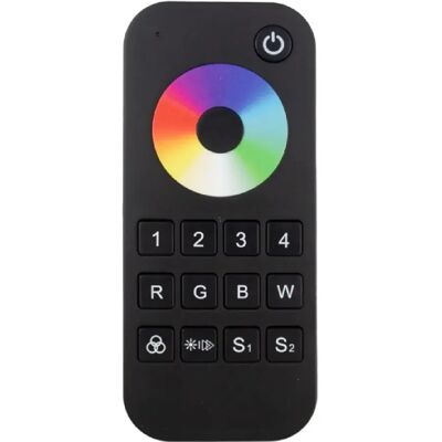 Ecolight Télécommande RF RT9 RGB/RGBW 4 zones tactile noire - Publicité Ecolight Télécommande RF RT9 RGB/RGBW 4 zones tactile noire - Publicité