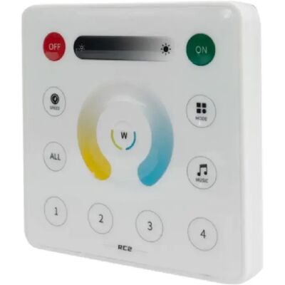 Ecolight Télécommande murale RF CCT 4 zones pour IC SD-2 LED - Publicité Ecolight Télécommande murale RF CCT 4 zones pour IC SD-2 LED - Publicité