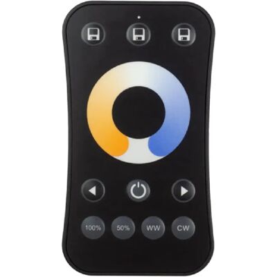 Télécommande RF tactile CCT LED 1 zone noire Ecolight - Publicité Télécommande RF tactile CCT LED 1 zone noire Ecolight - Publicité