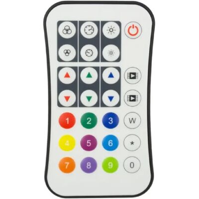 Télécommande RF R9 numérique IC RGB/RGBW blanc Ecolight - Publicité Télécommande RF R9 numérique IC RGB/RGBW blanc Ecolight - Publicité