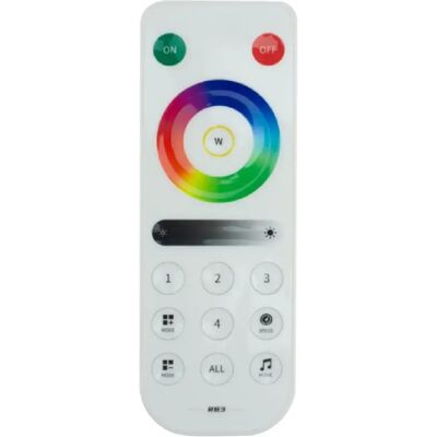Télécommande RF RGB 4 zones pour contrôleur SD-3 Ecolight - Publicité Télécommande RF RGB 4 zones pour contrôleur SD-3 Ecolight - Publicité