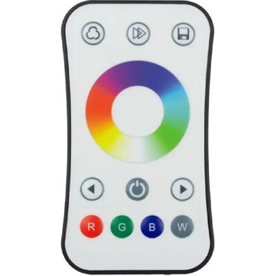 Télécommande LED RF R8-1 tactile RGB/RGBW blanche Ecolight - Publicité Télécommande LED RF R8-1 tactile RGB/RGBW blanche Ecolight - Publicité