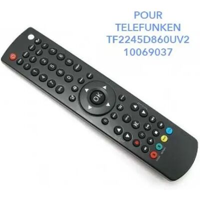 Vestel Télécommande TV de remplacement pour Telefunken TF2245D - Publicité Vestel Télécommande TV de remplacement pour Telefunken TF2245D - Publicité