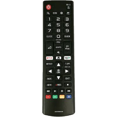 Gupboo Télécommande TV de rechange - Noir - Publicité Gupboo Télécommande TV de rechange - Noir - Publicité