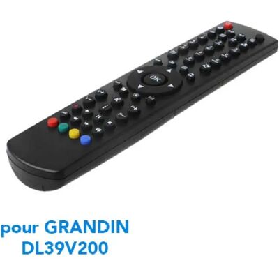 Vestel Télécommande TV Grandin DL39V200 - Noir - Publicité Vestel Télécommande TV Grandin DL39V200 - Noir - Publicité